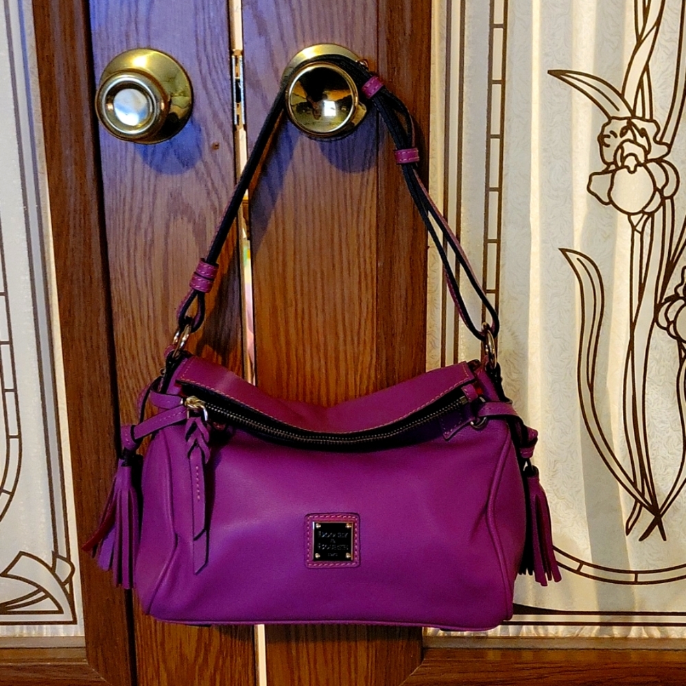 Dooney & Bourke calf leather mini satchel shoulder bag